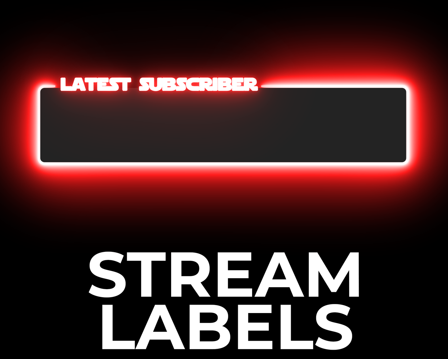 Saber Twitch Stream Labels