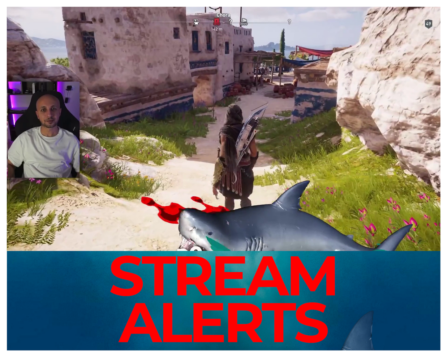 Shark Attack Twitch Stream Alerts