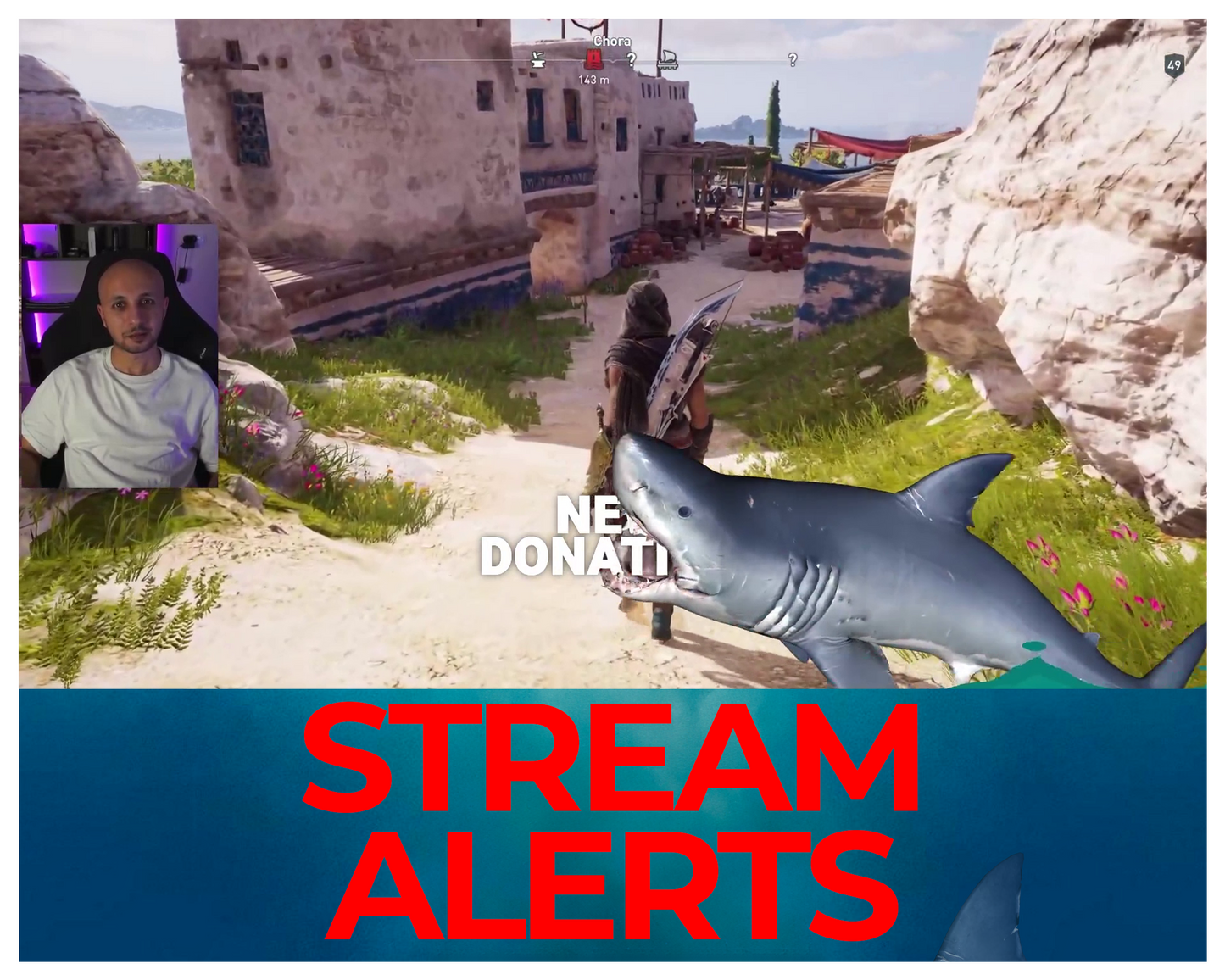 Shark Attack Twitch Stream Alerts