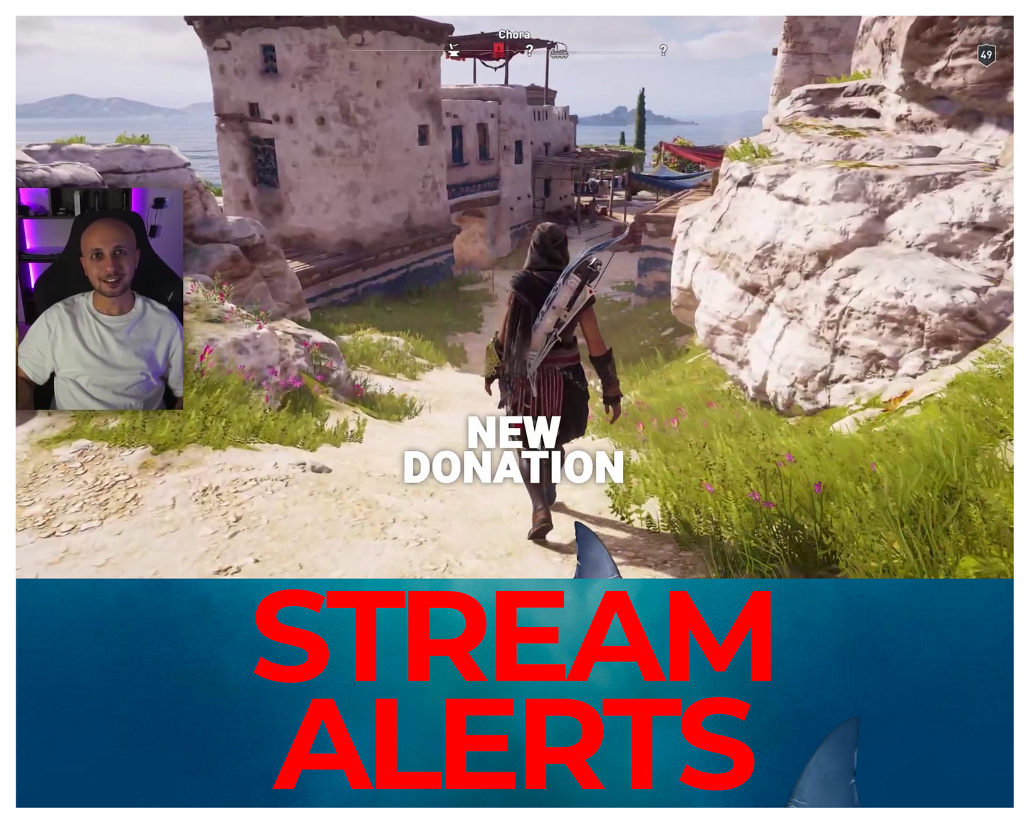 Shark Attack Twitch Stream Alerts