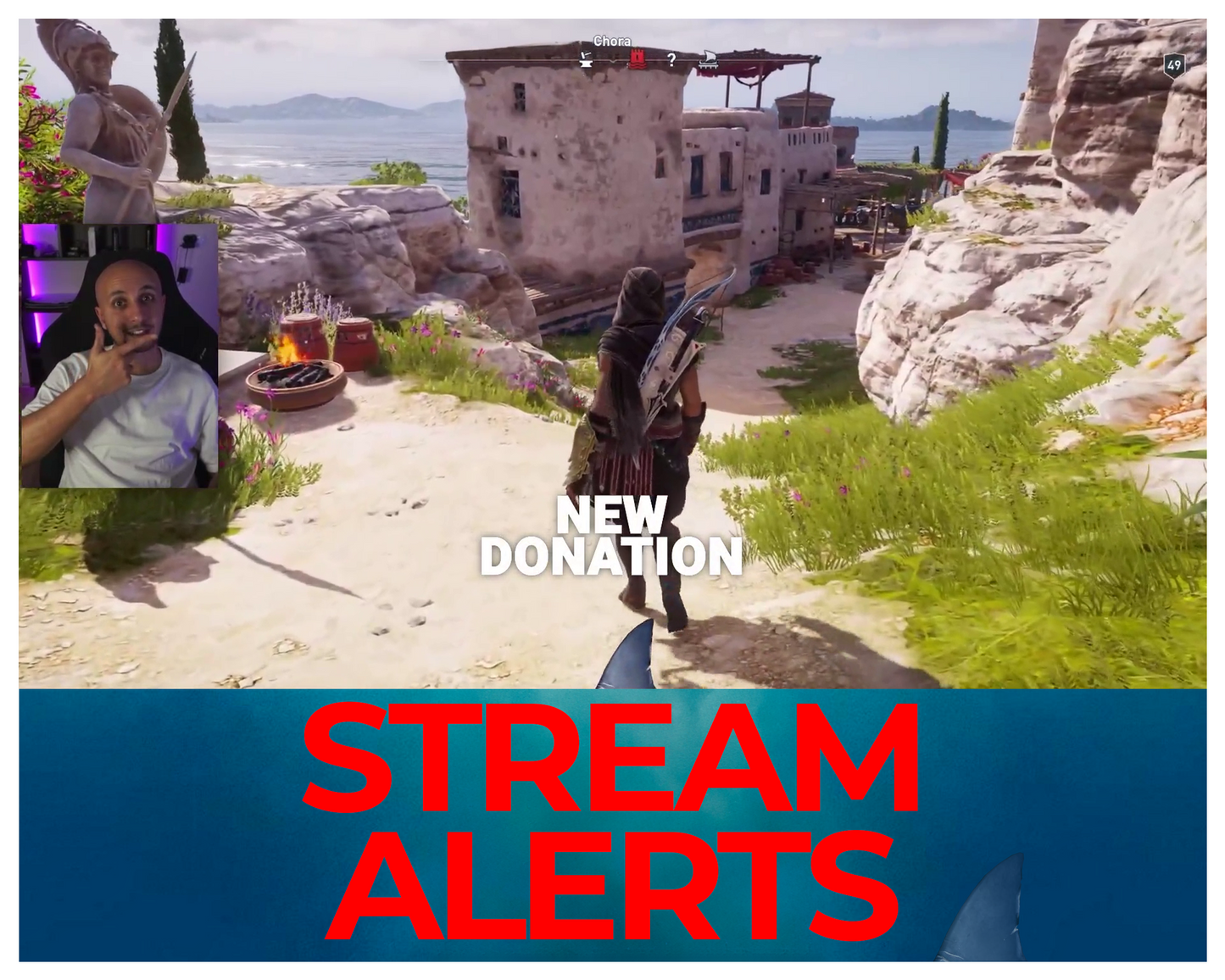 Shark Attack Twitch Stream Alerts