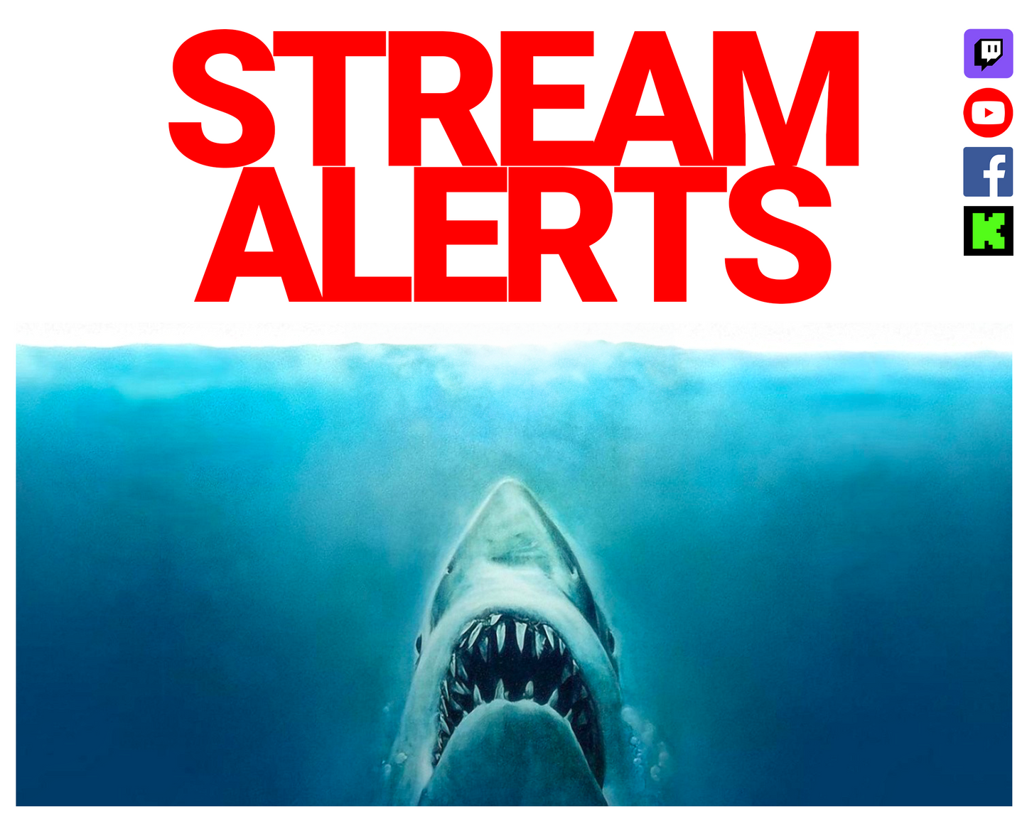 Shark Attack Twitch Stream Alerts