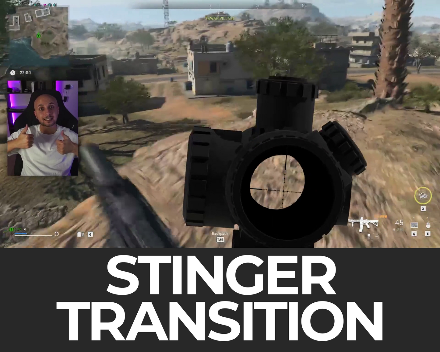 Sniper Stinger Transition
