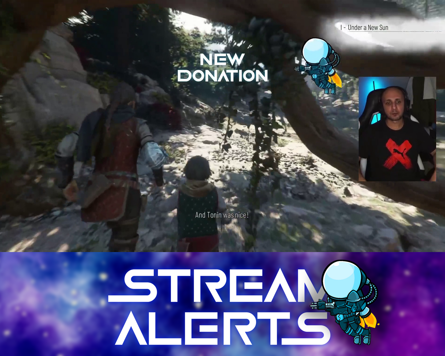 Spaceman Twitch Stream Alerts