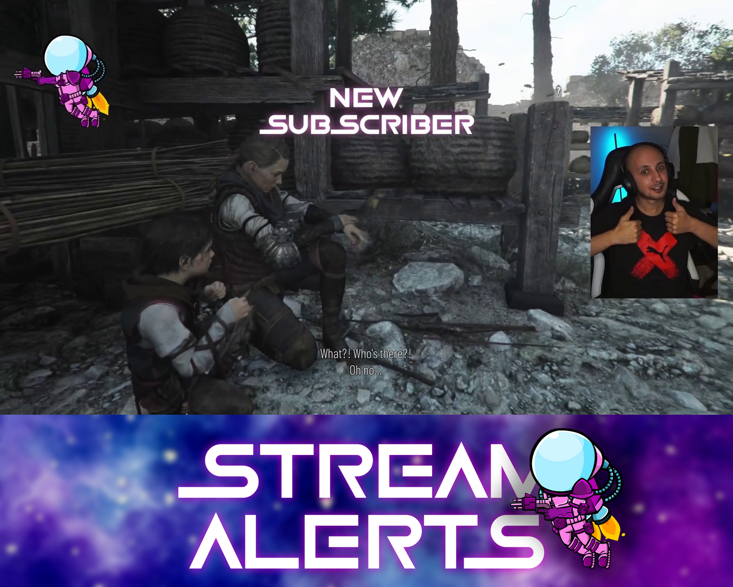 Spaceman Twitch Stream Alerts
