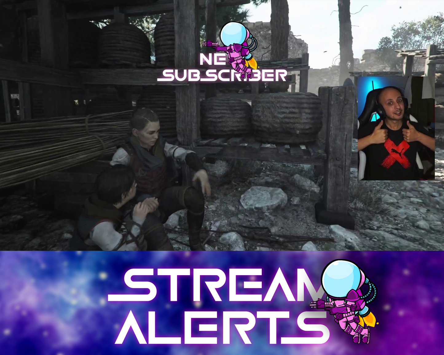 Spaceman Twitch Stream Alerts