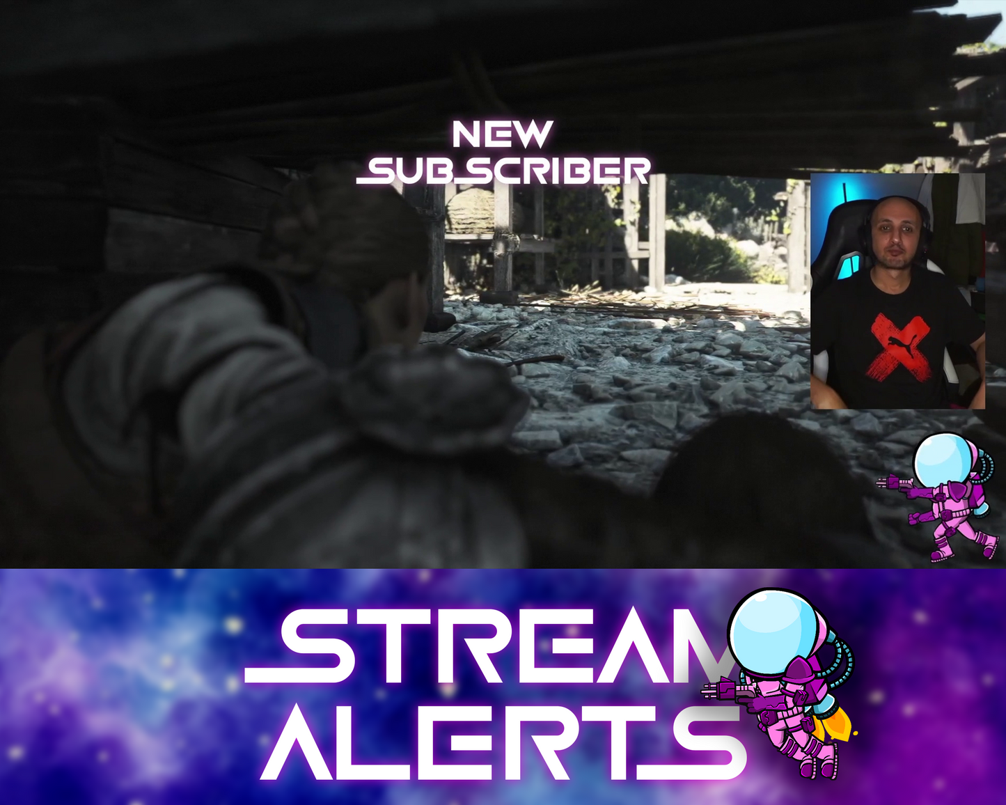 Spaceman Twitch Stream Alerts