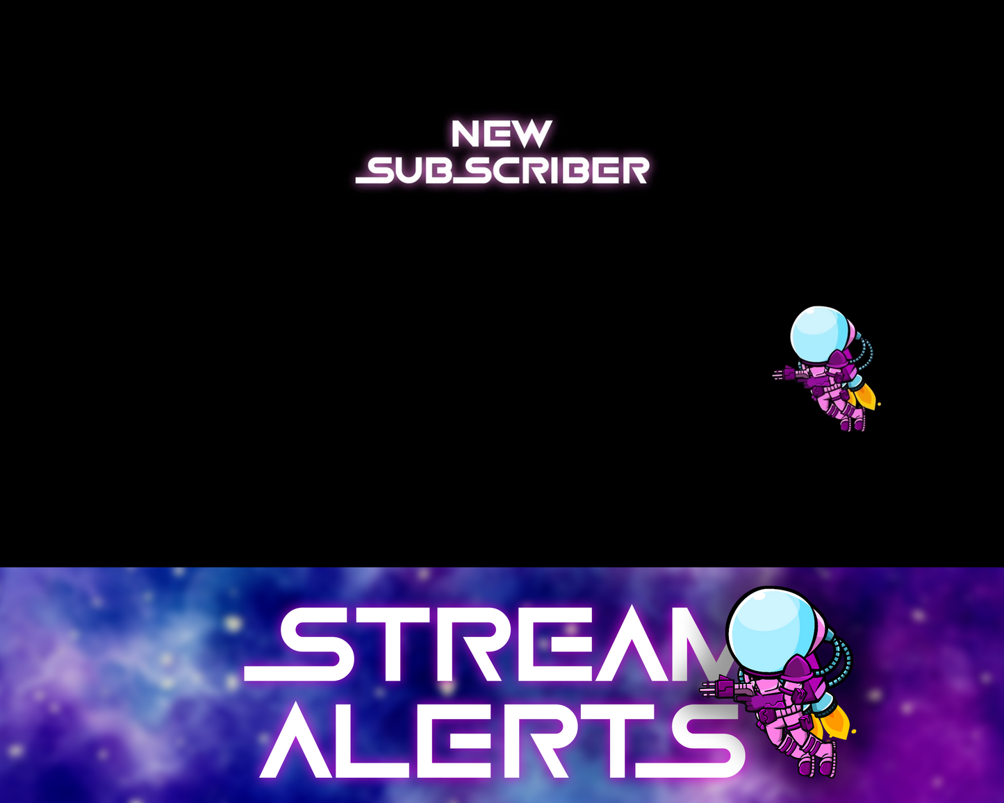 Spaceman Twitch Stream Alerts