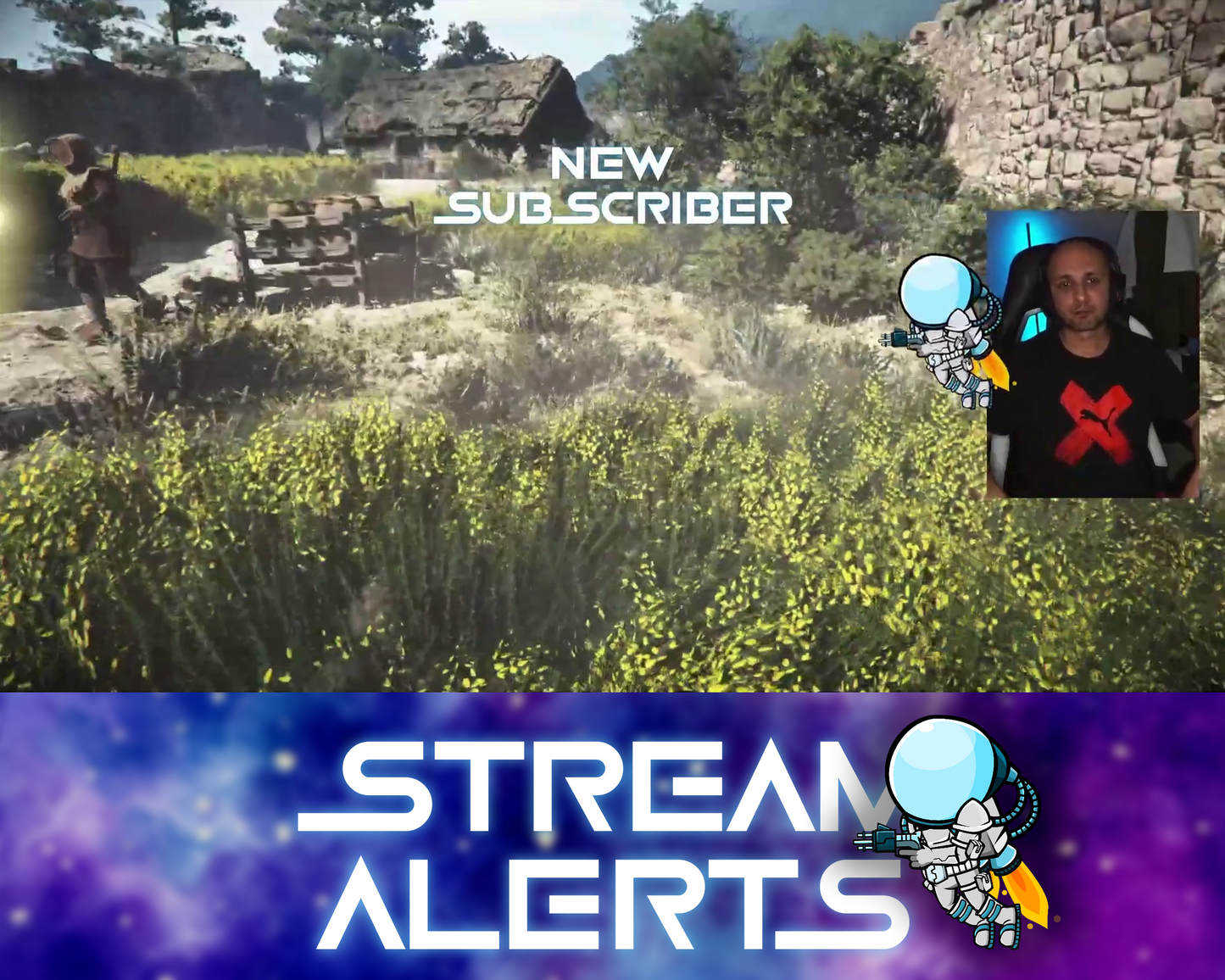 Spaceman Twitch Stream Alerts