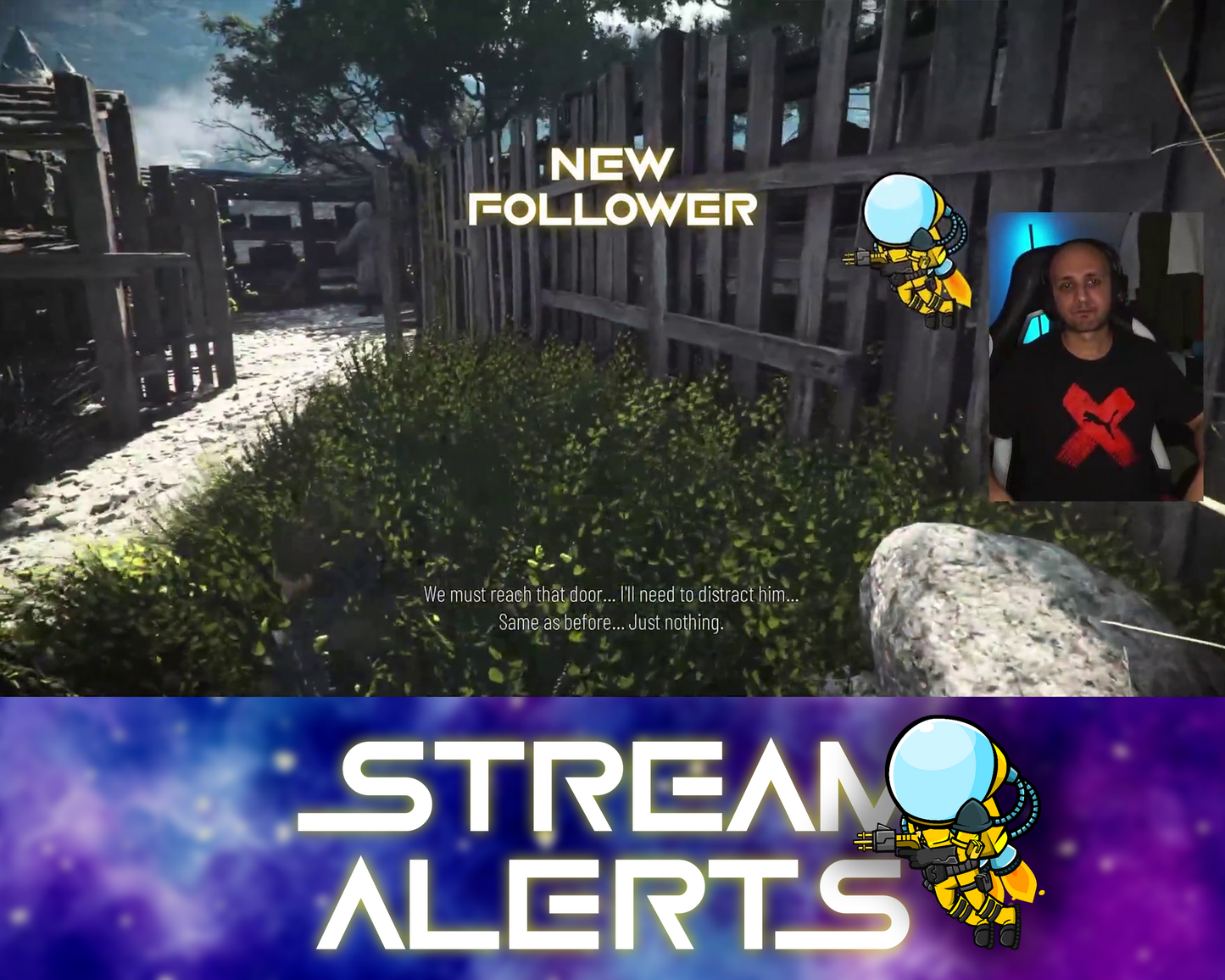 Spaceman Twitch Stream Alerts