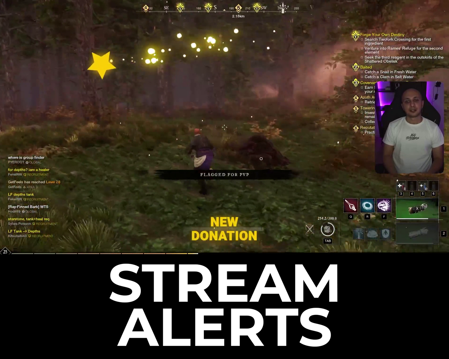 Shooting Star Twitch Stream Alerts