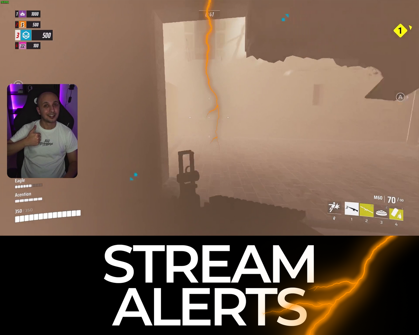 Thunder Twitch Stream Alerts