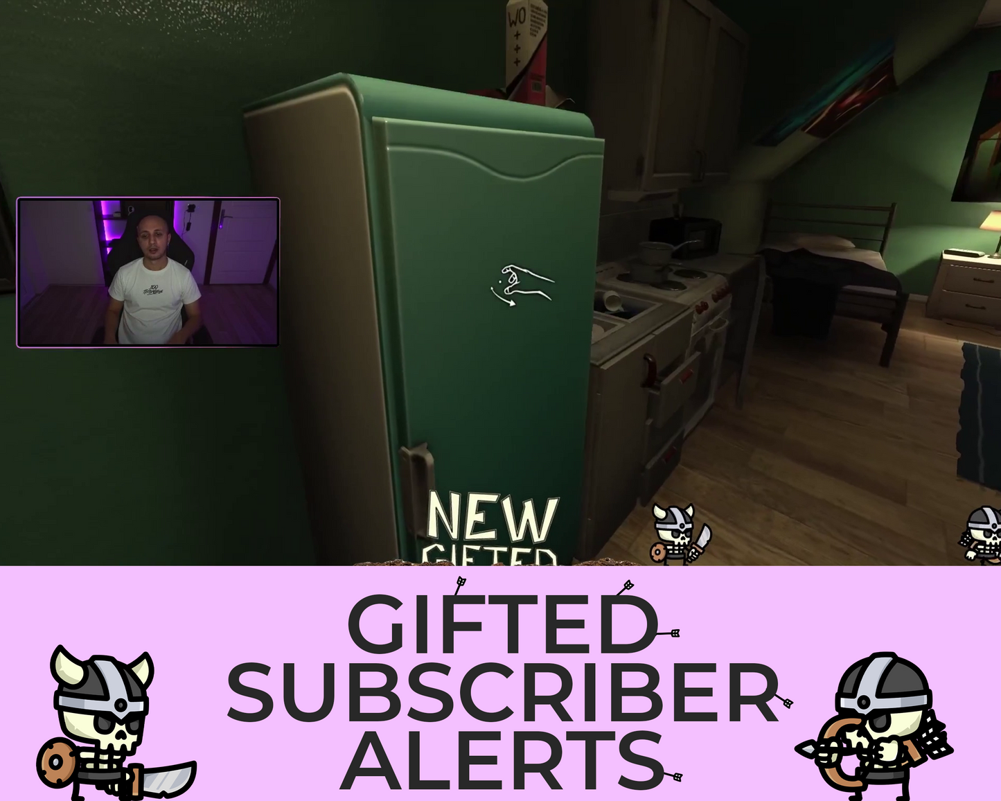 Tiny Skeletons Gifted Subscriber Alerts