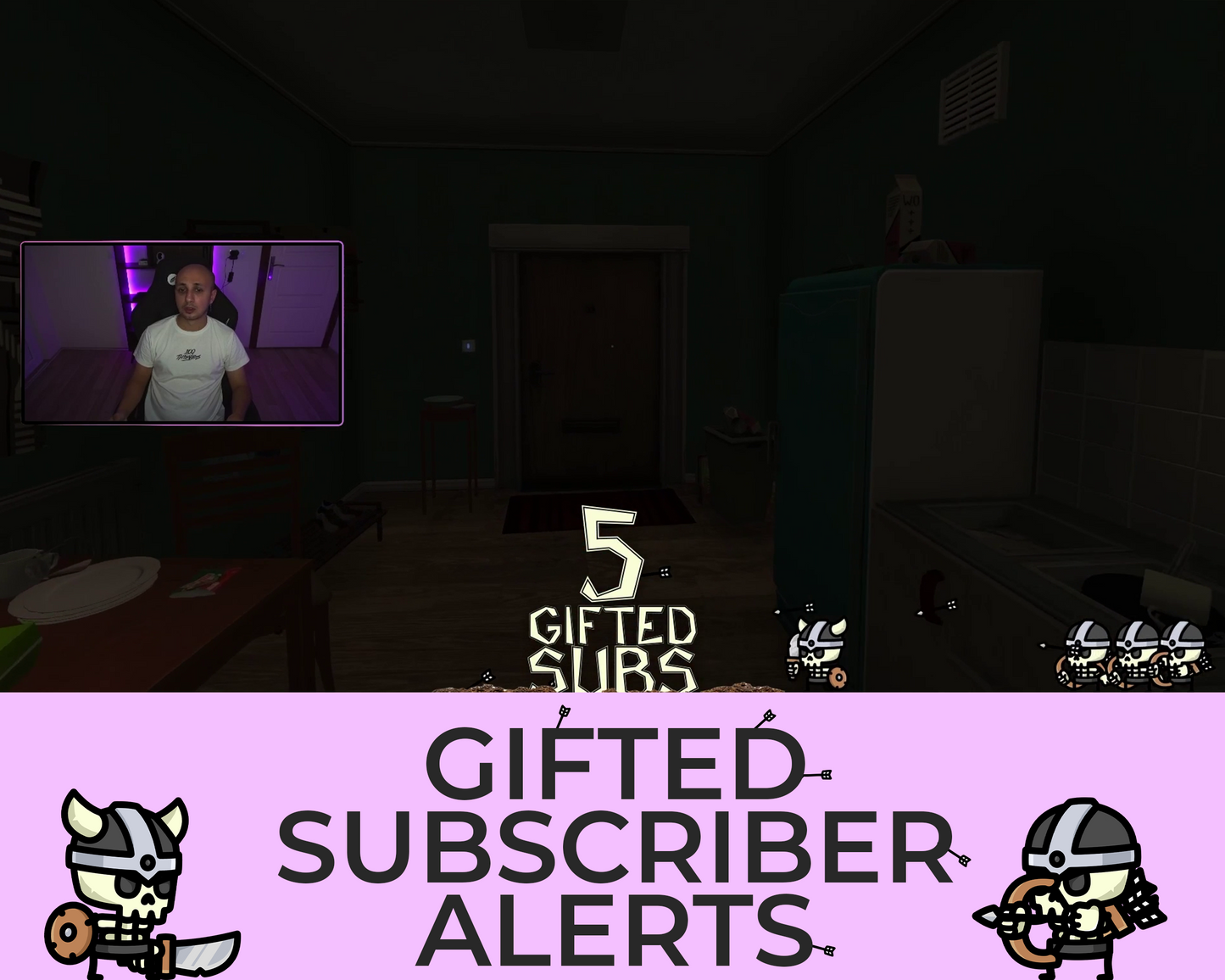 Tiny Skeletons Gifted Subscriber Alerts