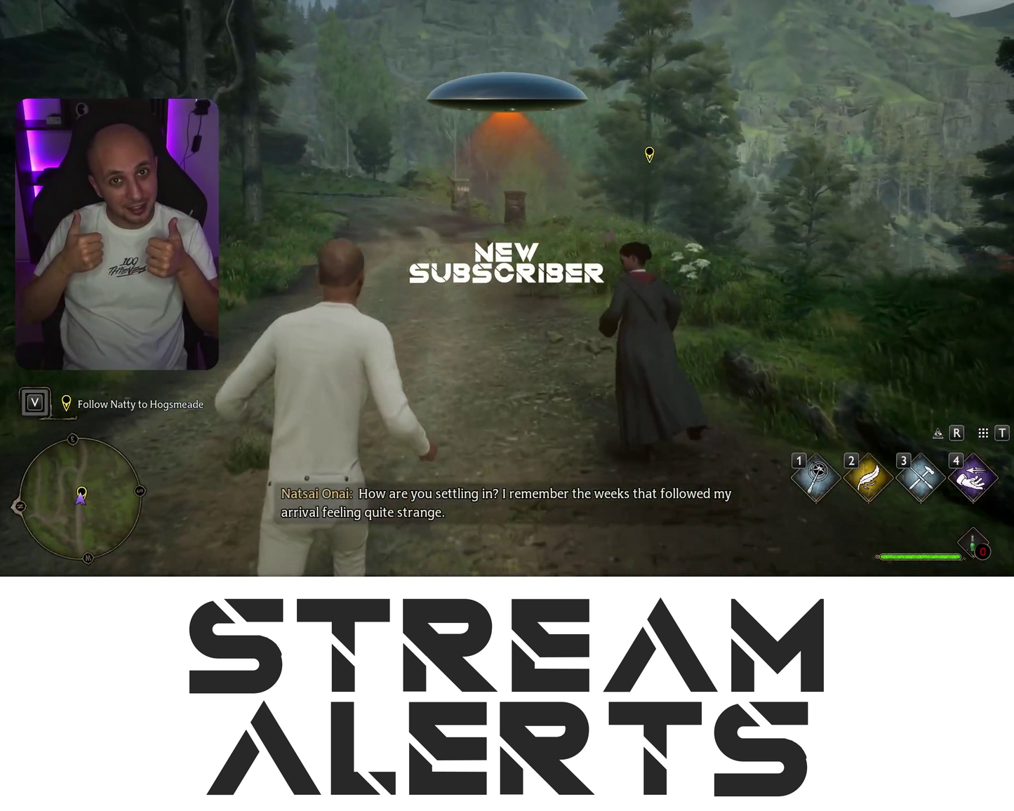 UFO Twitch Stream Alerts