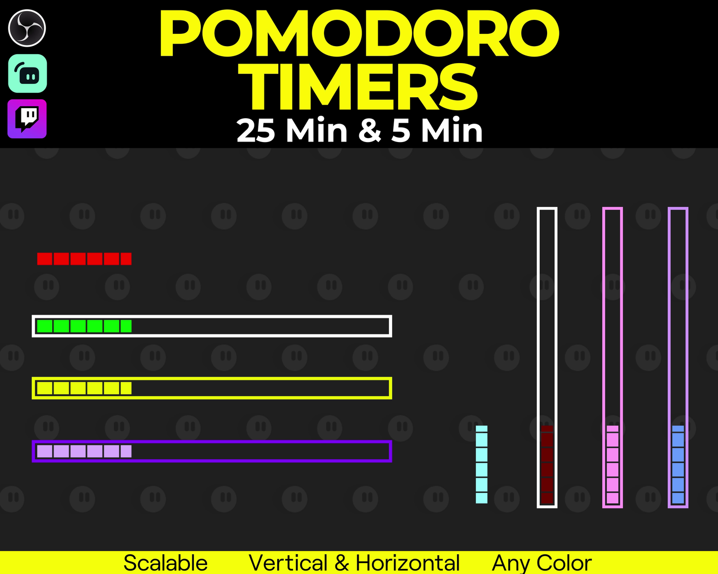 Loading Bar Pomodoro Timers