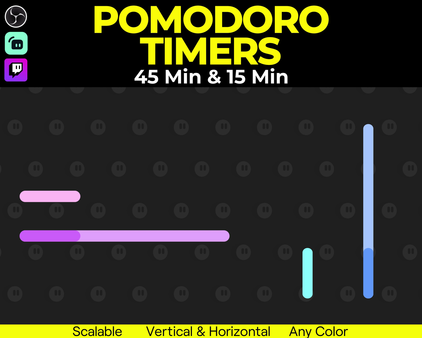 Loading Bar Pomodoro Timers