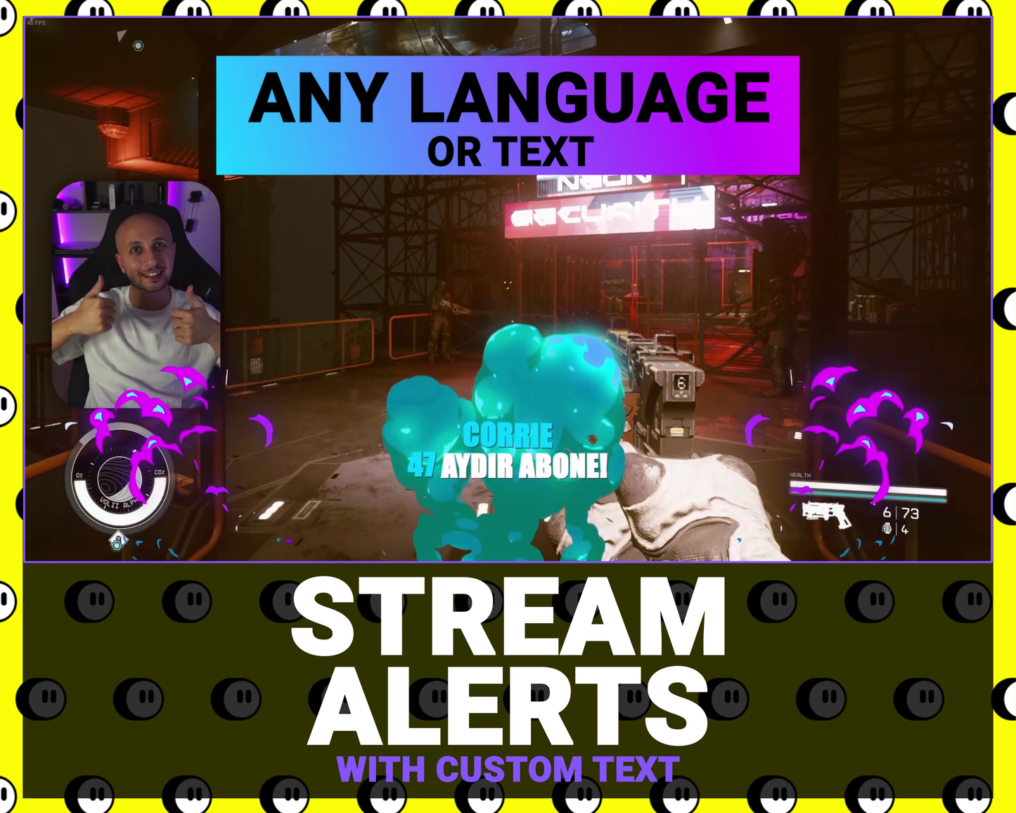 Meteor Stream Alerts with Custom Text