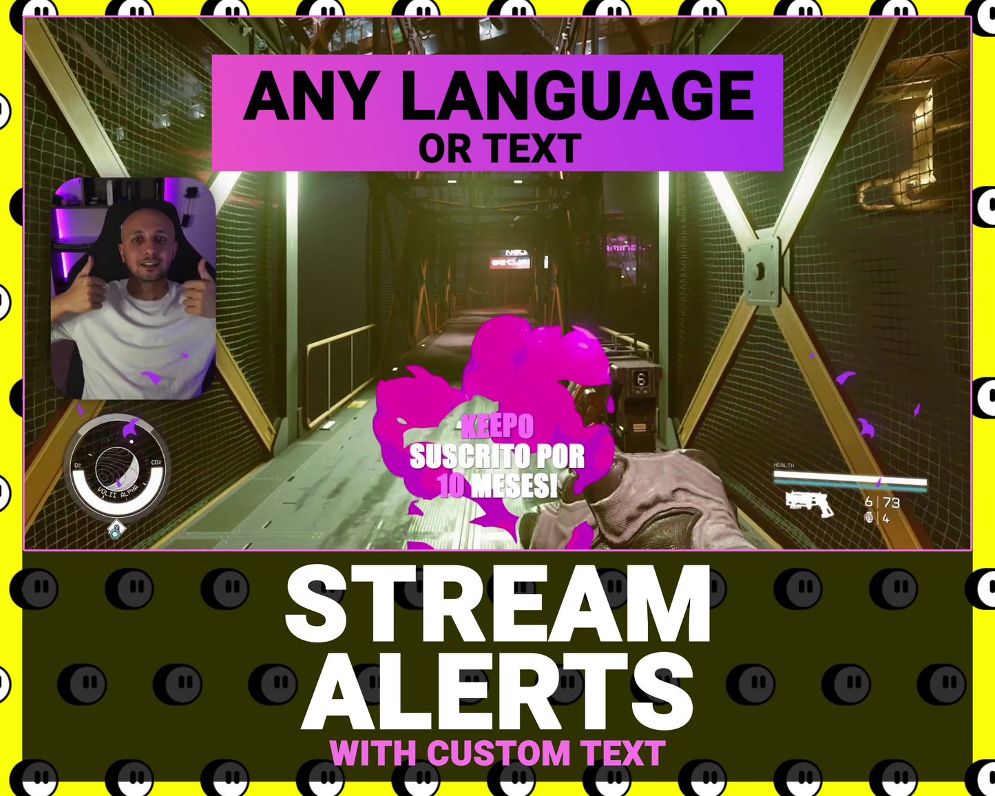 Meteor Stream Alerts with Custom Text