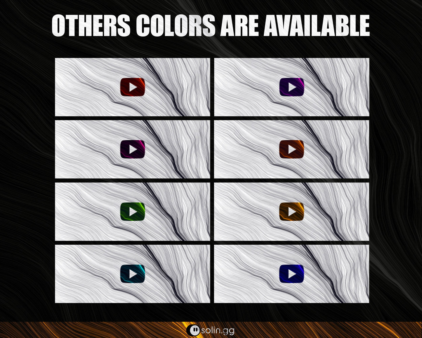 Wavy Lines Stream Panels for Twitch, YouTube, Facebook and Kick Streamers, Sleek Cool Minimal Overlay Designs, Easy to Implement