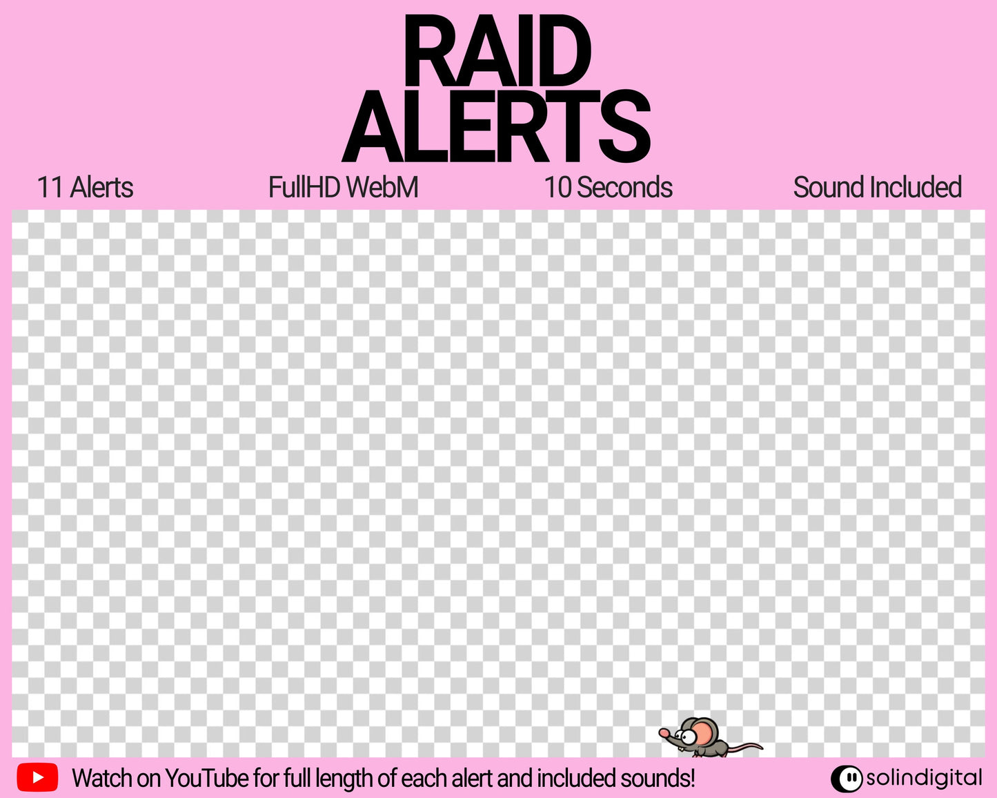 Cats Raid Alerts for Twitch Streamers, Chibi Cute Kawaii Funny Kittens Animated Stream Overlay for Twitch, YouTube, Facebook and Kick