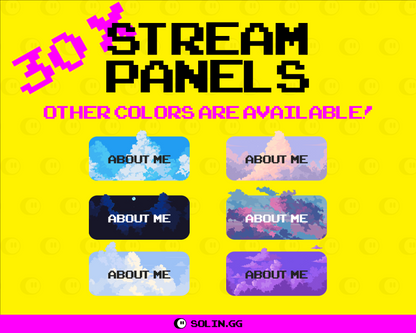 Pixel Cloud Stream Panels