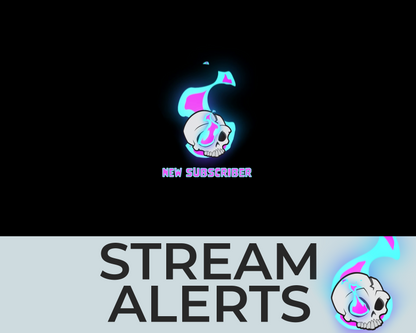 Burning Skull Twitch Stream Alerts