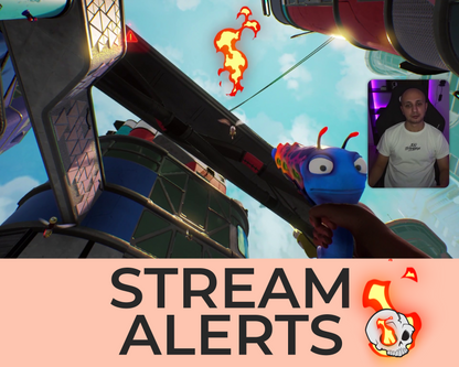 Burning Skull Twitch Stream Alerts