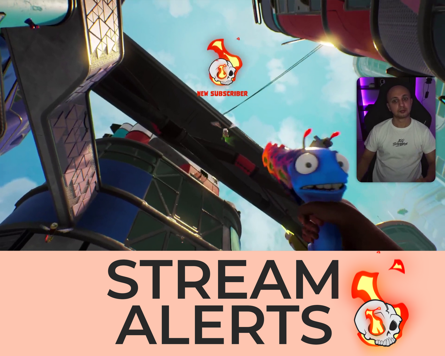 Burning Skull Twitch Stream Alerts