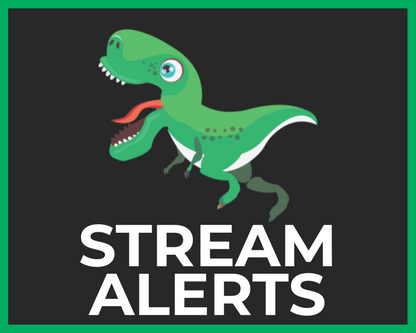 Dinosaur Twitch Stream Alerts