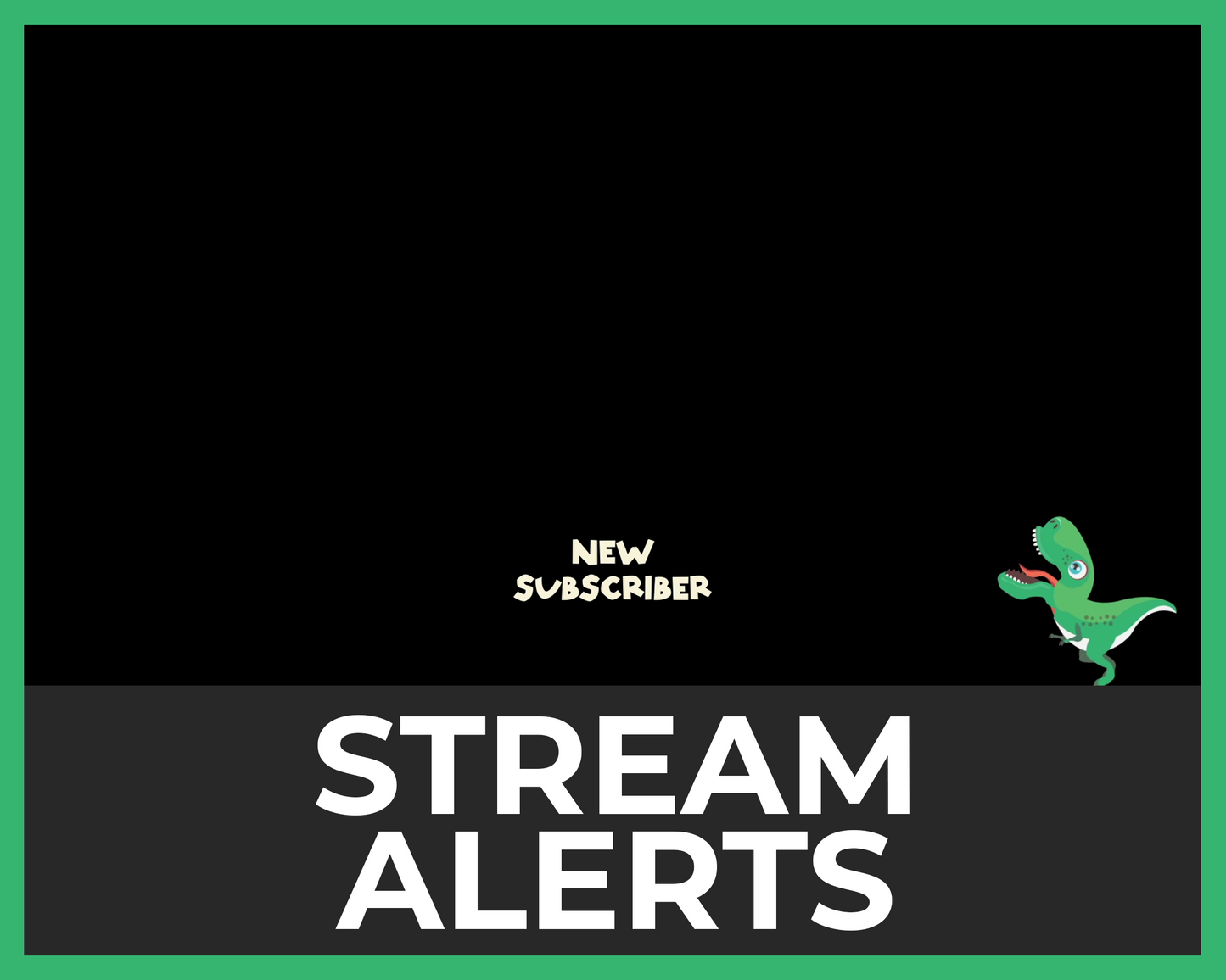 Dinosaur Twitch Stream Alerts
