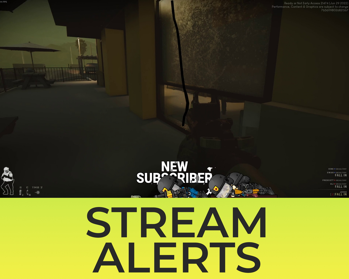 FBI Open Up! Twitch Stream Alerts