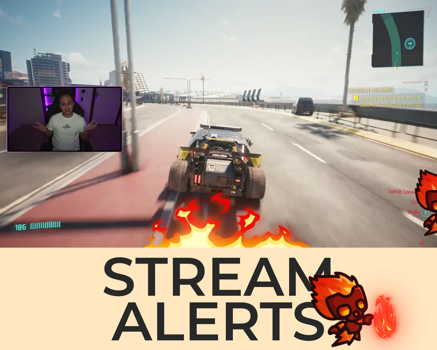 Fire Elemental Twitch Stream Alerts