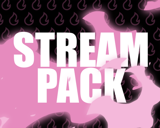 Fire Stream Pack | Fiery Streaming Bundle for Twitch | Flame Overlay for Streamers | Borders Alerts BRB Lower-Third Labels Panels Chatboxes