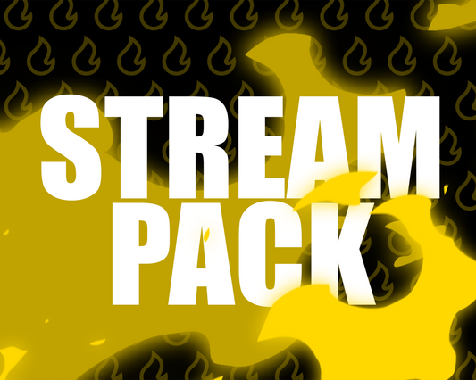 Fire Stream Pack | Fiery Streaming Bundle for Twitch | Flame Overlay for Streamers | Borders Alerts BRB Lower-Third Labels Panels Chatboxes