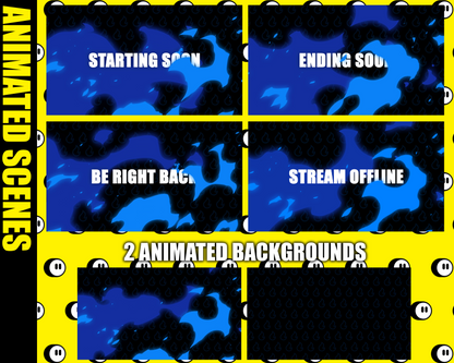 Fire Twitch Stream Overlay Pack