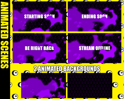 Fire Twitch Stream Overlay Pack