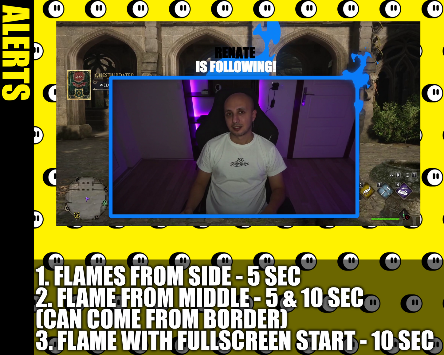 Fire Twitch Stream Overlay Pack