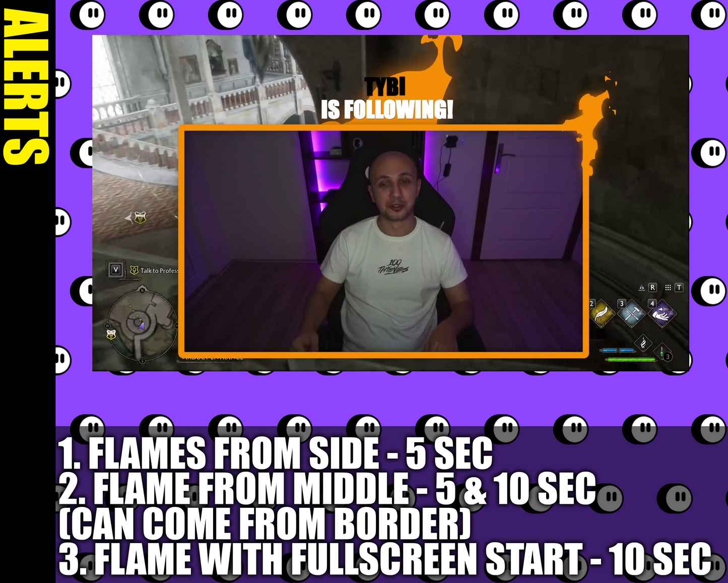 Fire Twitch Stream Overlay Pack