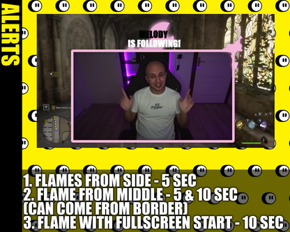 Fire Twitch Stream Overlay Pack