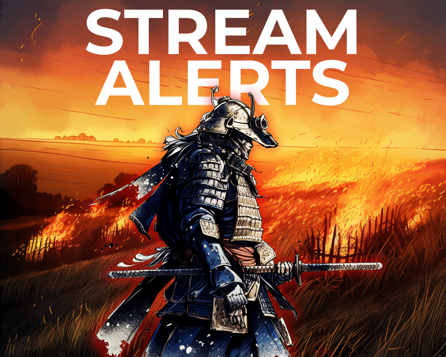 Fire Samurai Pixel Stream Alerts