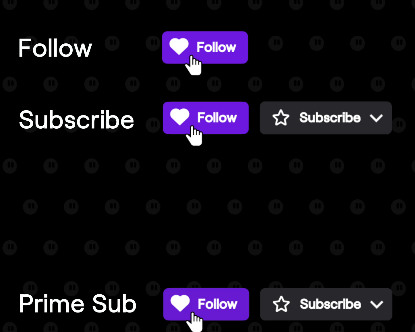 Follow - Sub - Prime Twitch Lower-Thirds