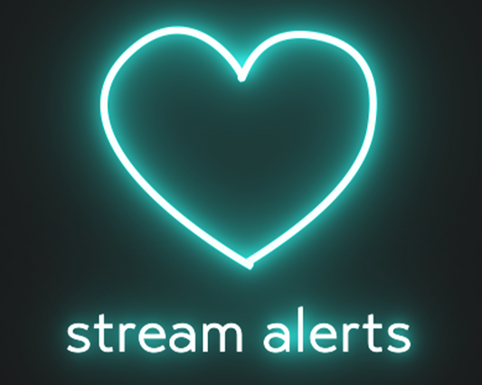 Neon Heart Twitch Stream Alerts