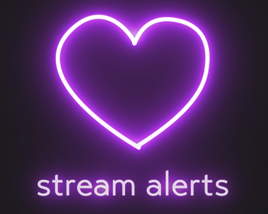 Neon Heart Twitch Stream Alerts