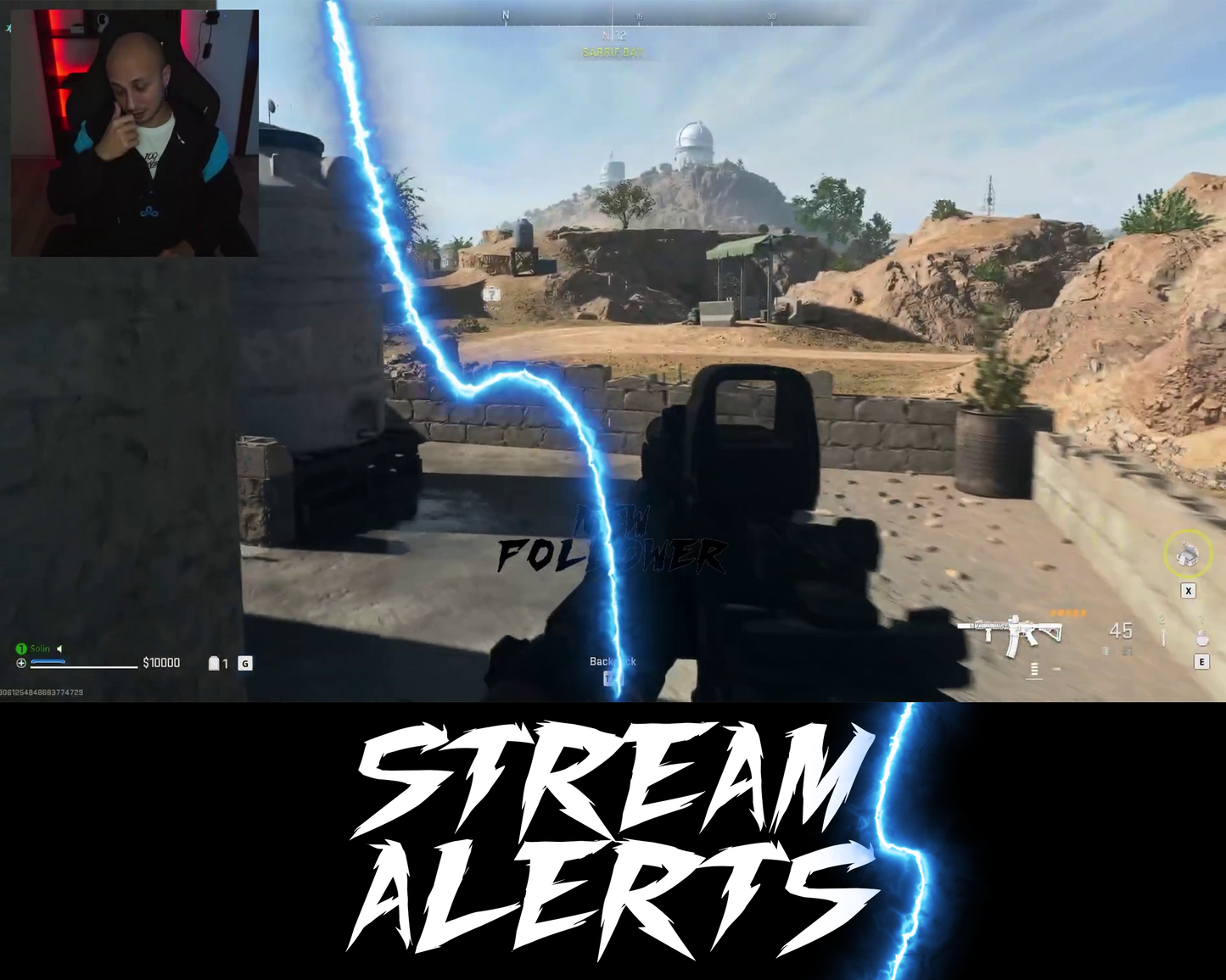 Lightning Twitch Stream Alerts