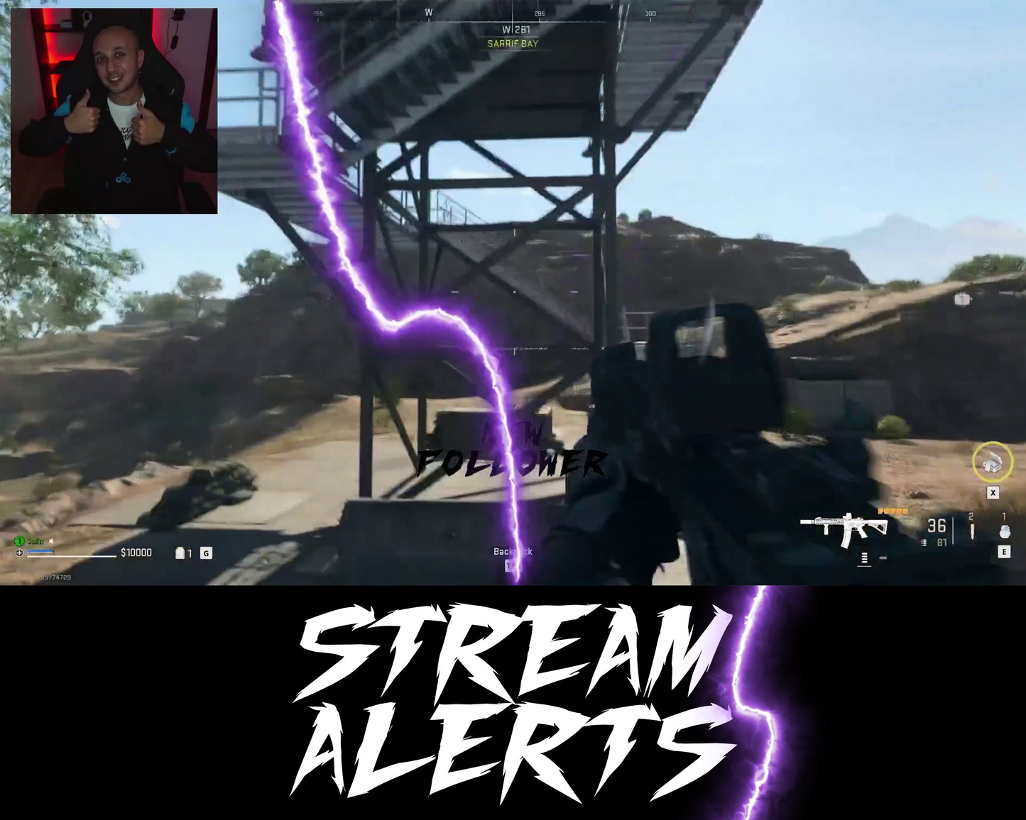 Lightning Twitch Stream Alerts