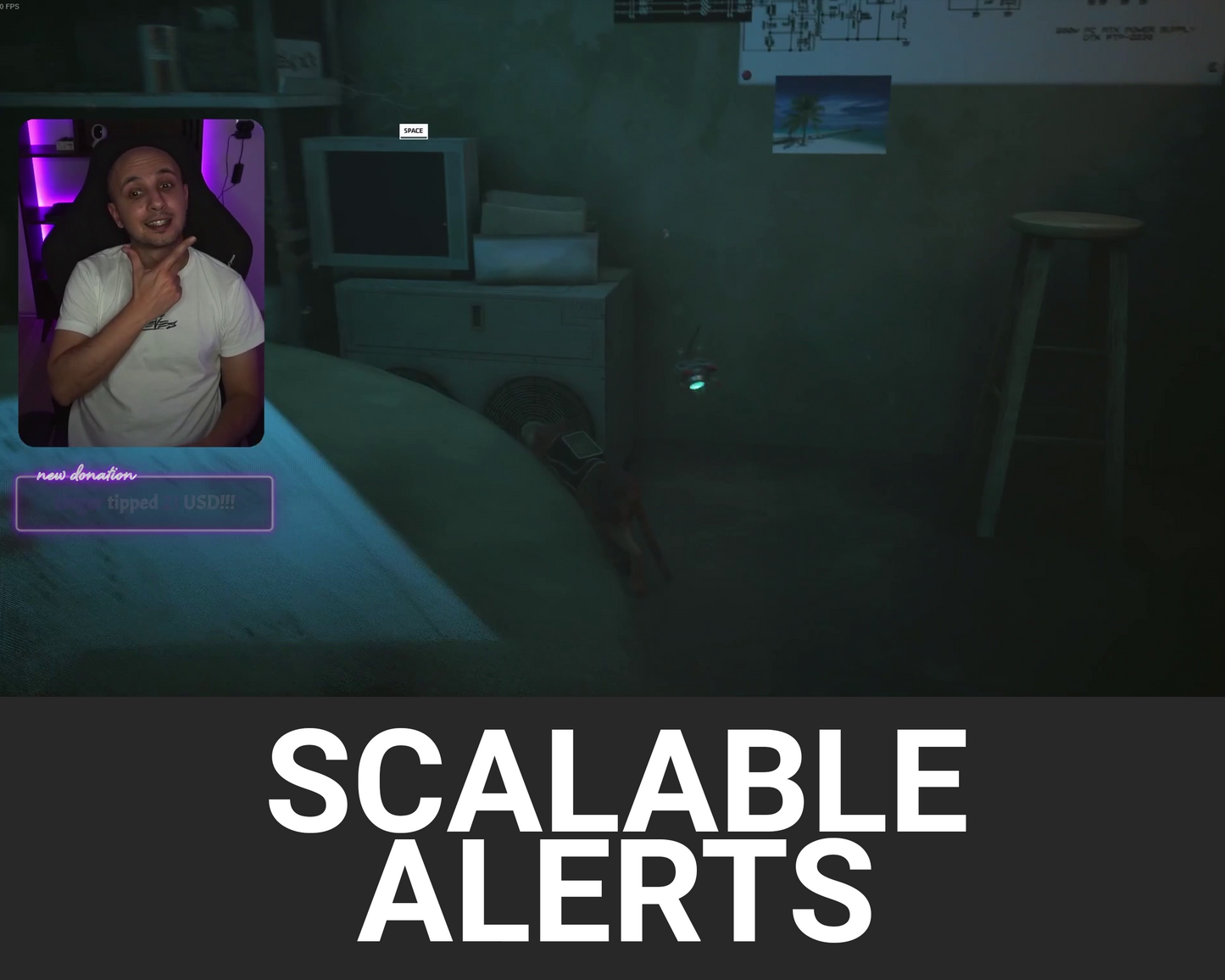 Neon Twitch Stream Alerts