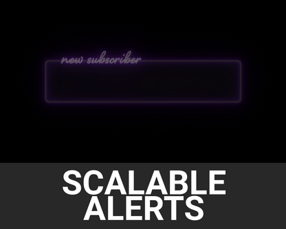 Neon Twitch Stream Alerts