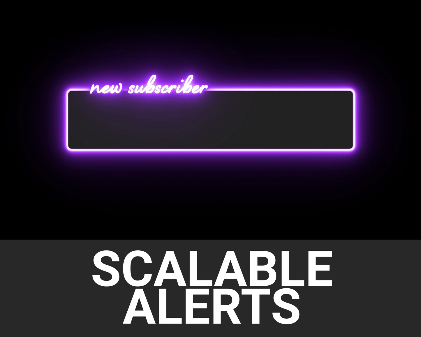 Neon Twitch Stream Alerts