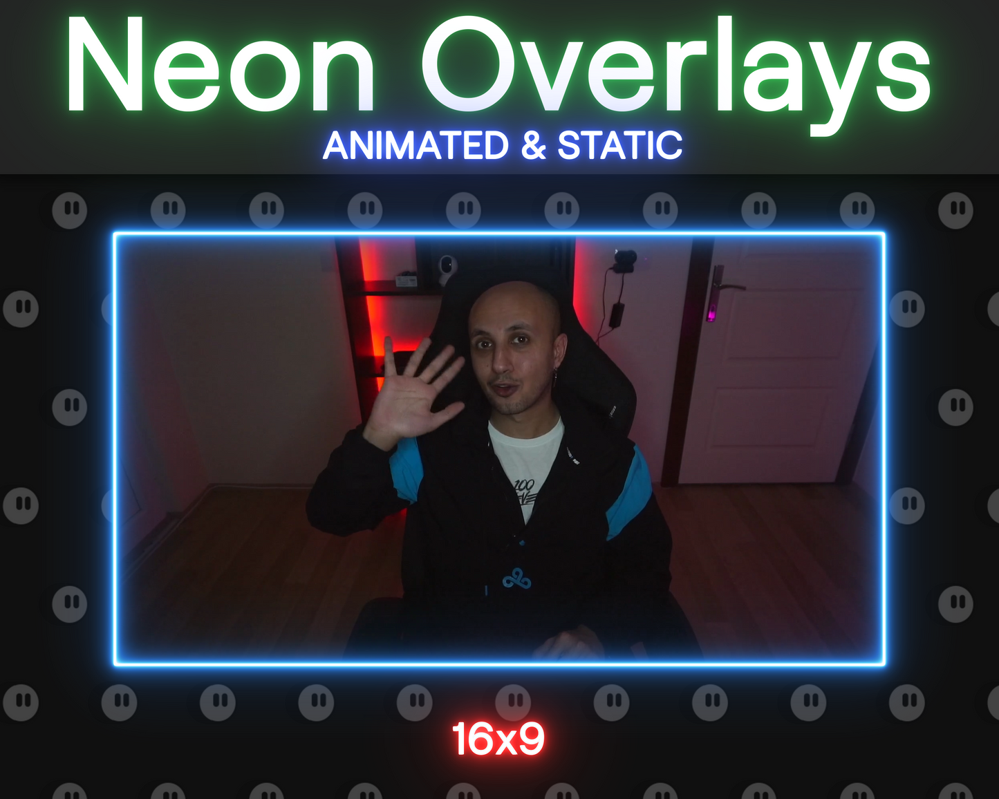 Neon Animated and Static Overlays